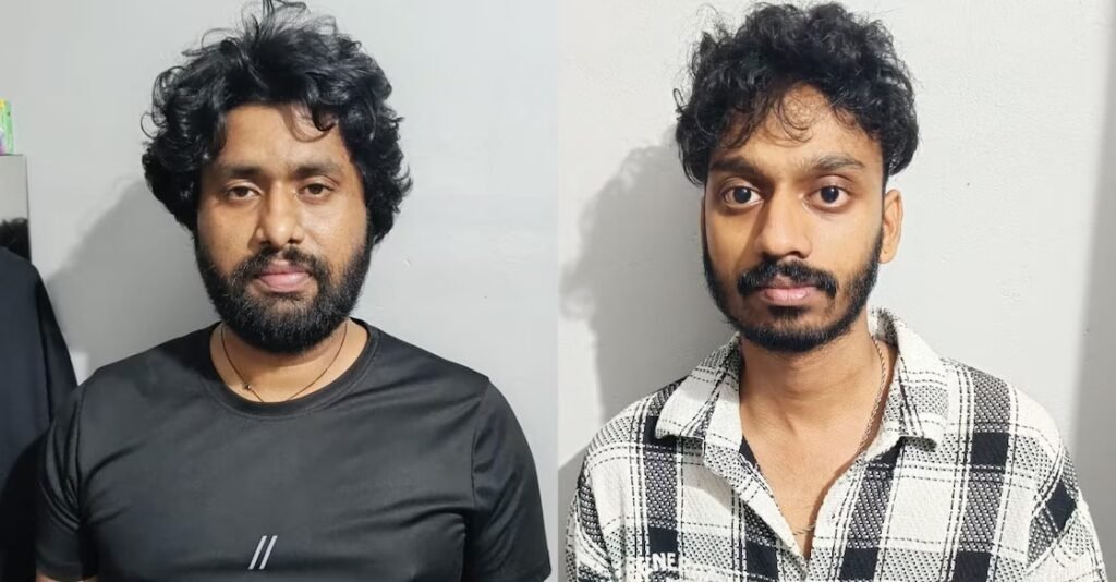 കൊച്ചിയിൽ പിടിയിലായ ലഹരി മരുന്ന് പ്രതികളും എംഡിഎംഎ പാക്കറ്റുകളും