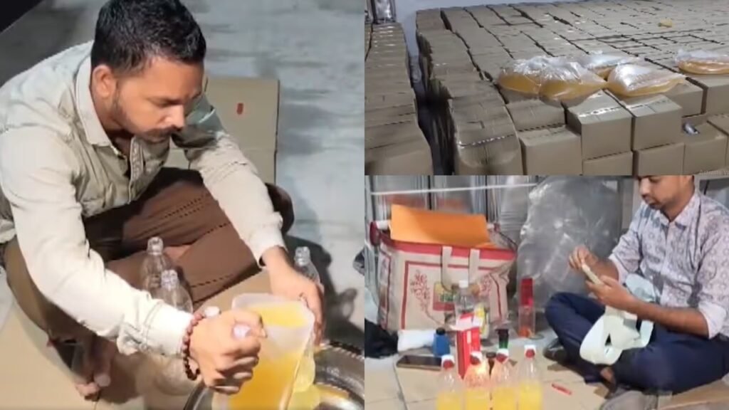 Surat fake ghee manufacturing unit raid by police and food safety officers
