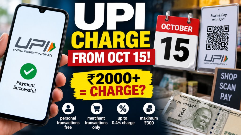 upi not free anymore