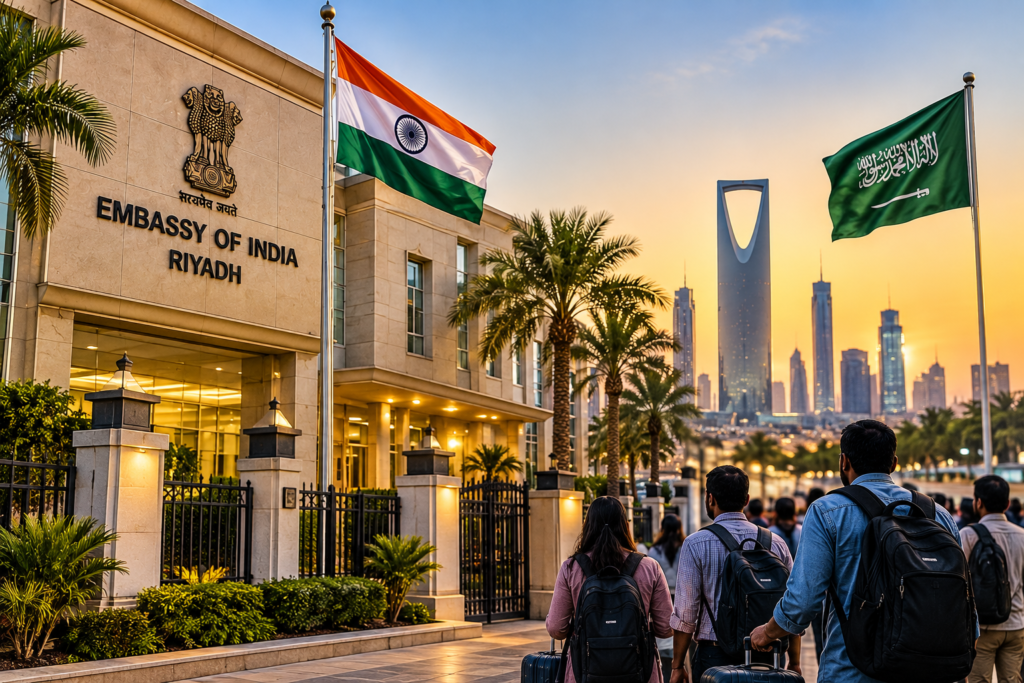 riyadh embassy issues warning
